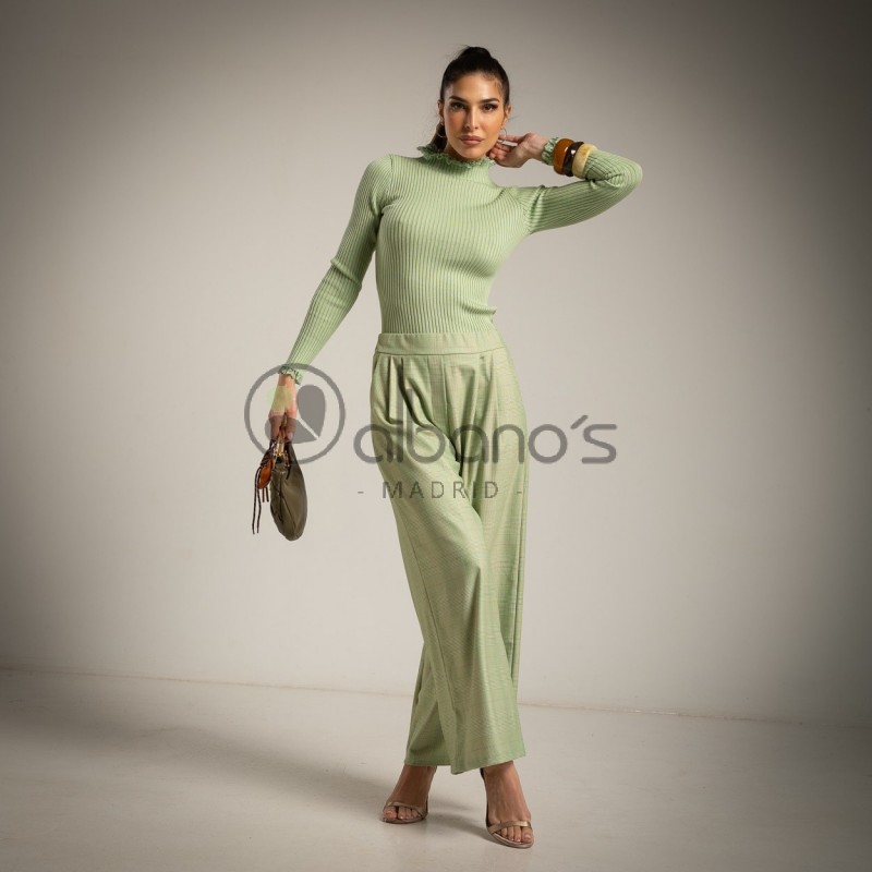 SWEATER CANALE COMBINADO BLONDA REF.02207-30