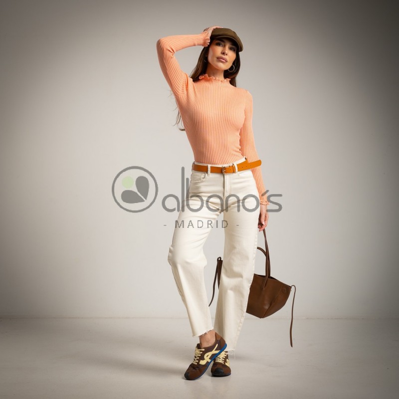 SWEATER CANALE COMBINADO BLONDA REF.02207-54