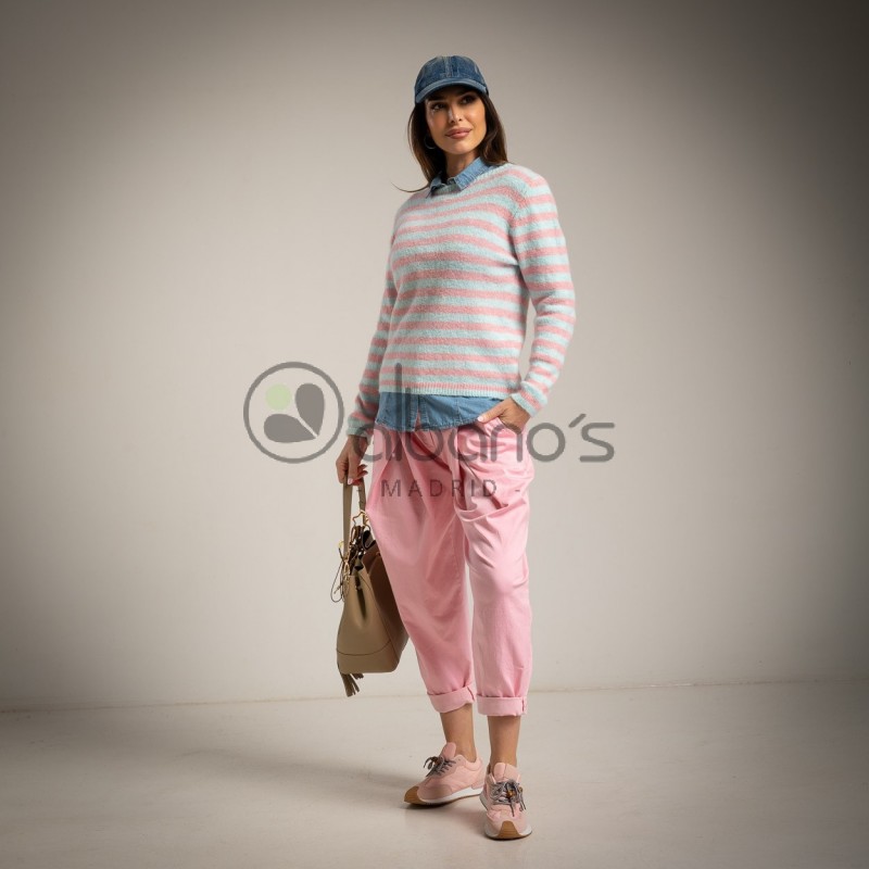 SUÉTER DE TEXTURA QUENTE  STRIPES REF.30861-44