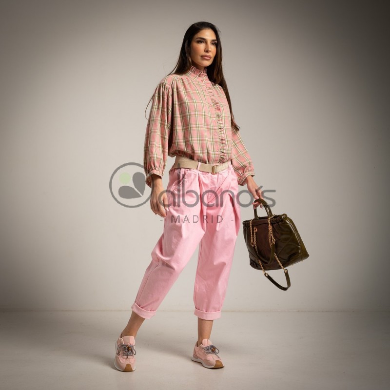 BALLOON PANTS + CINTURÓN PUNTILLA REF.61577-9