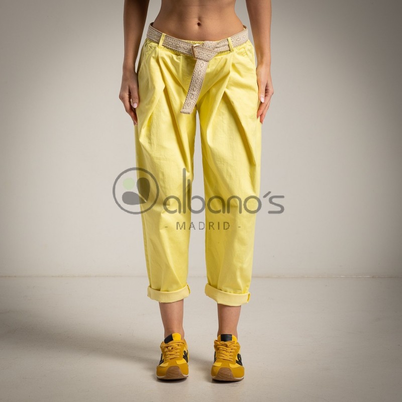 BALLOON PANTS + CINTURÓN PUNTILLA REF.61577-63