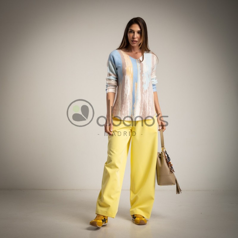 SWEATER TEXTURA SUAVE TRAZOS REF.31631-44