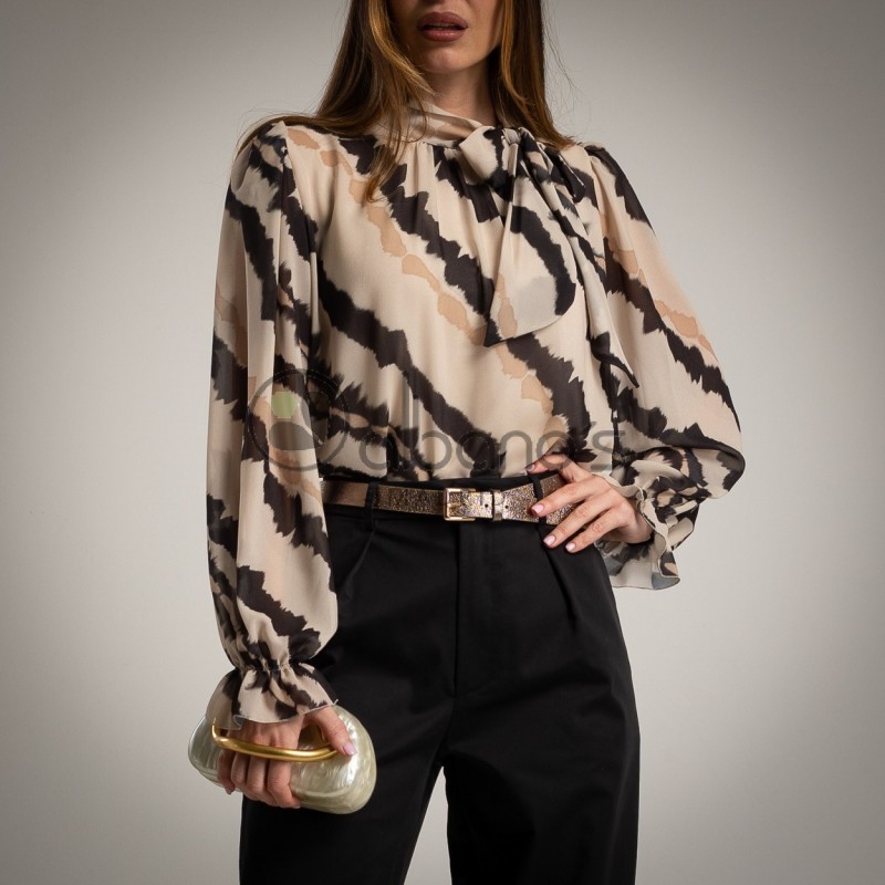 BLUSA C/HALTER MANCHAS REF.233872-14