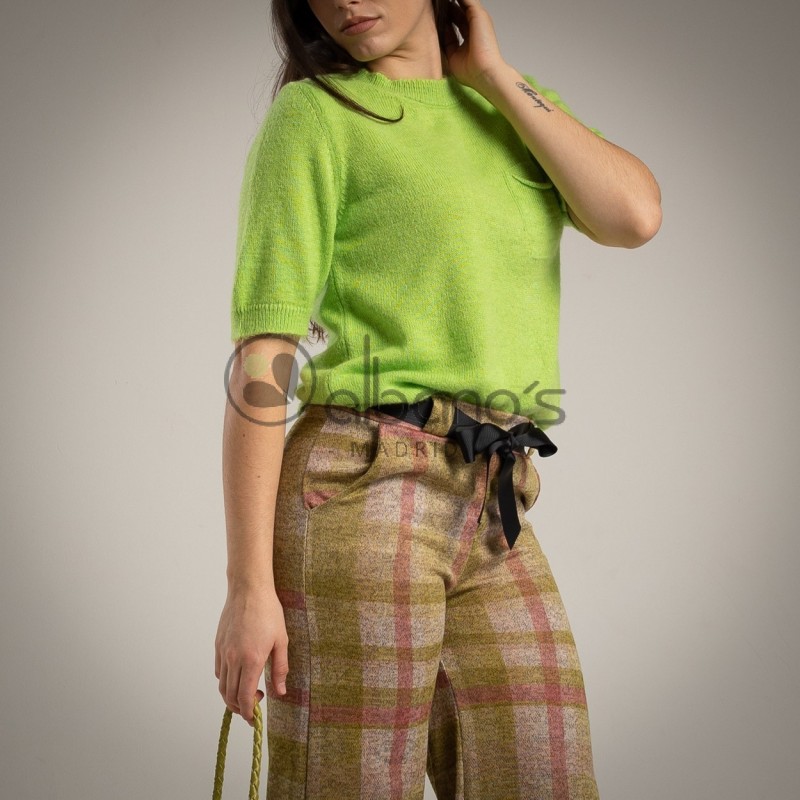 SWEATER MOHAIR MANGA CORTA BOLSILLOS REF.8083-40