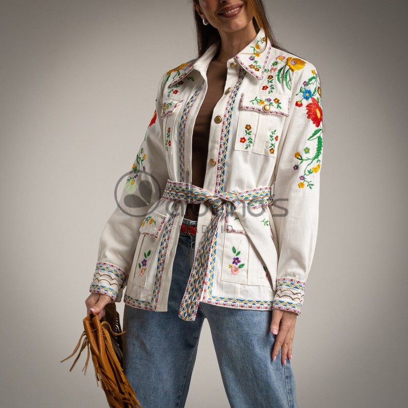 SAHARIANA BORDADA ANDINA REF.82165-1