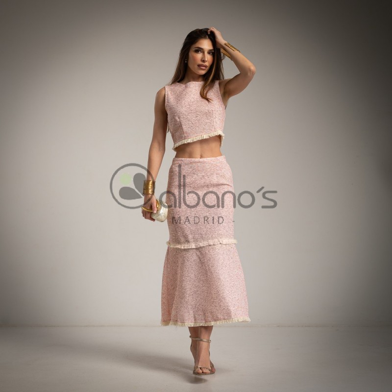 SET 2 PIEZAS FALDA FLECOS KOLKATA REF.2820-3