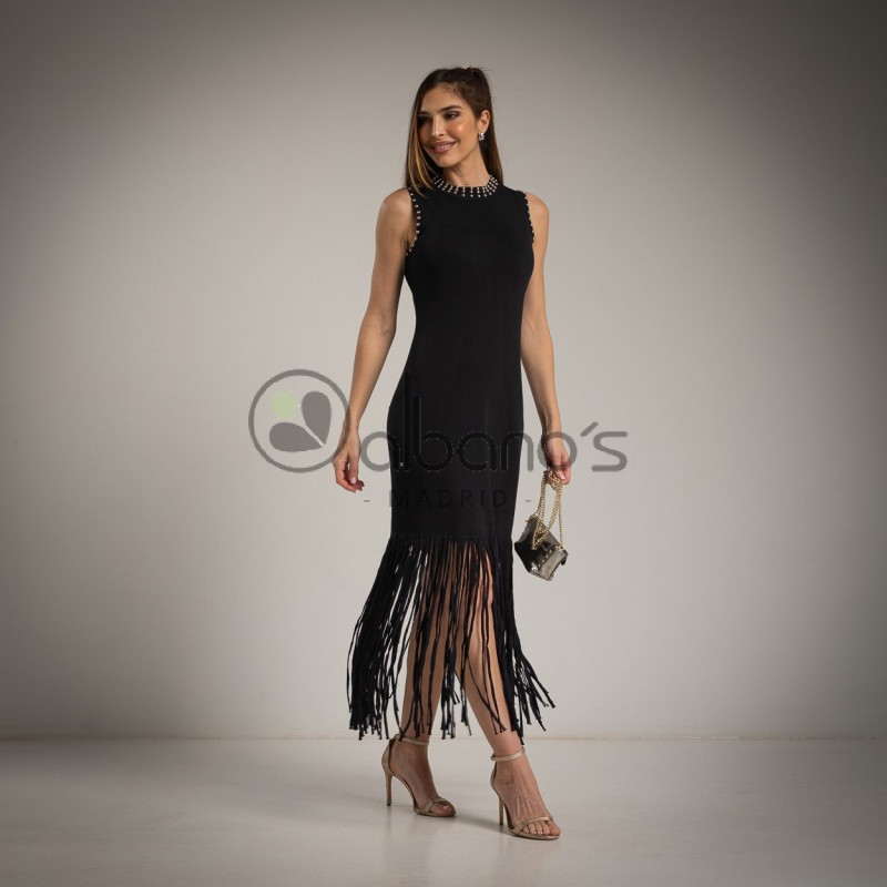 VESTIDO TACHUELAS FLECOS REF.1333-2