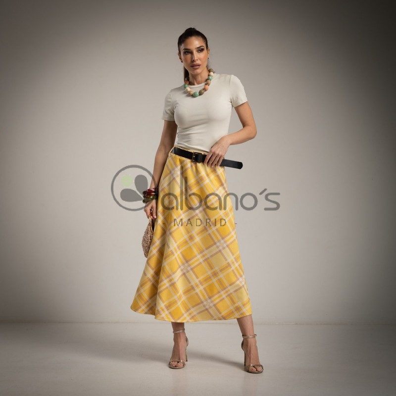 FALDA CUADROS BIES BB REF.253832-63