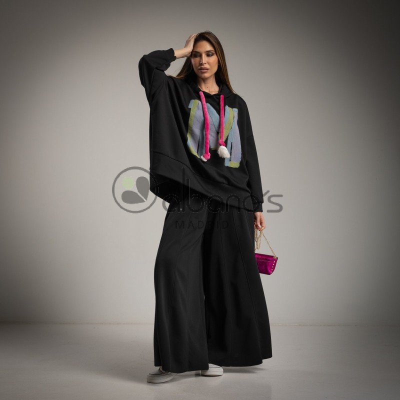 PANTALÓN PALAZZO COSTURAS REF.59267-2