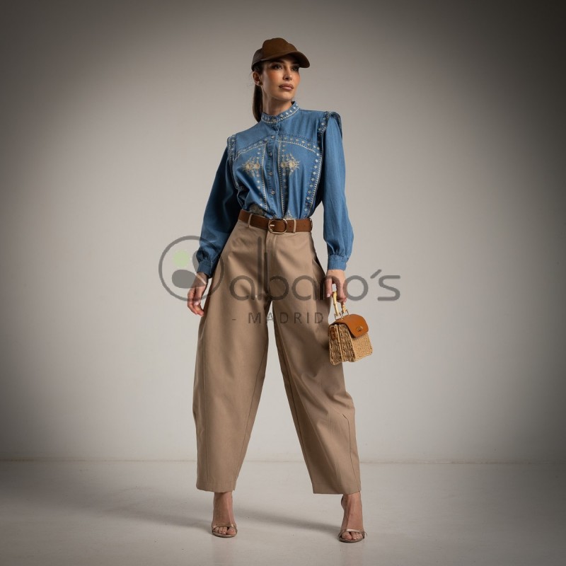 CAMISA DENIM BORDADA BLADIMIR REF.2929-31