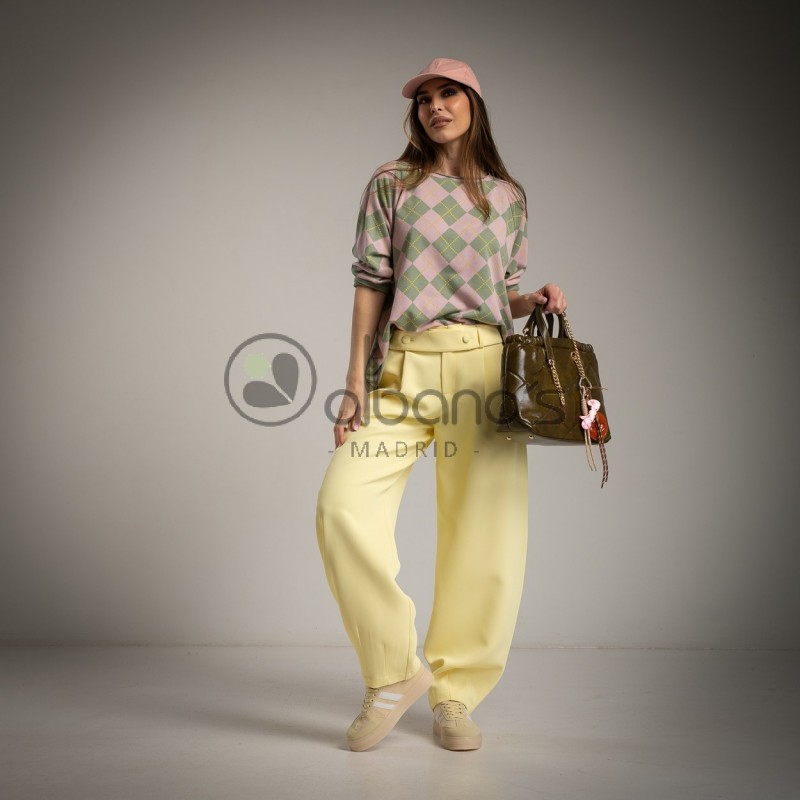 BALLOON PANTS CINTURÓN 2 BOTONES REF.5005-63