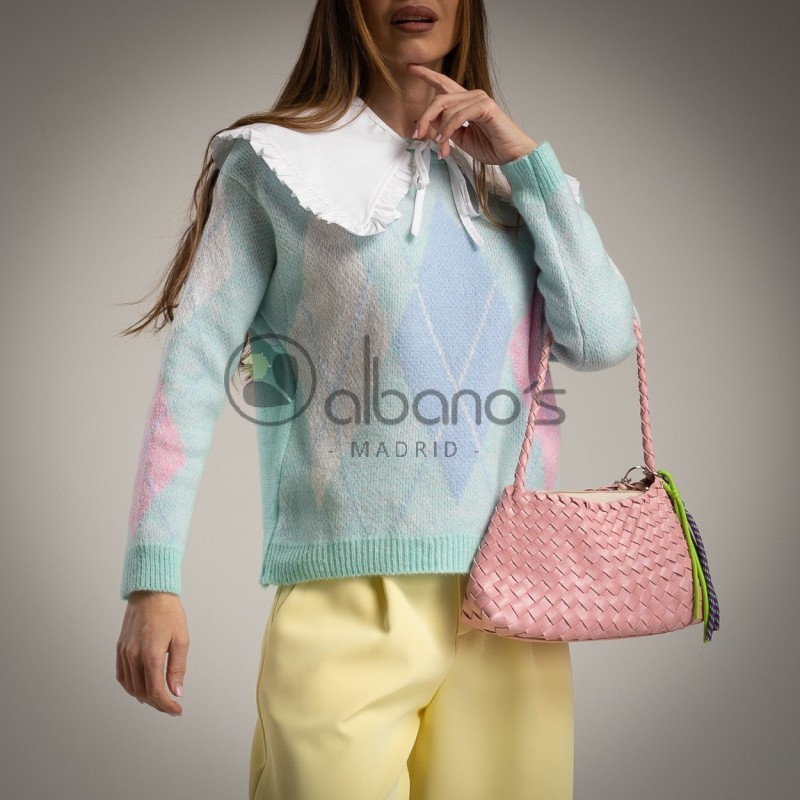 SWEATER RHOMBUS TRICOLOR REF.3983-30