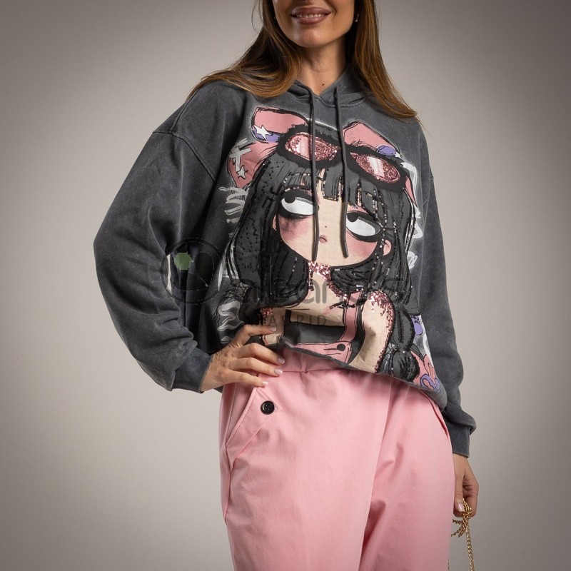 SUDADERA CAPUCHA JOYA JAPENESSE REF.22-8