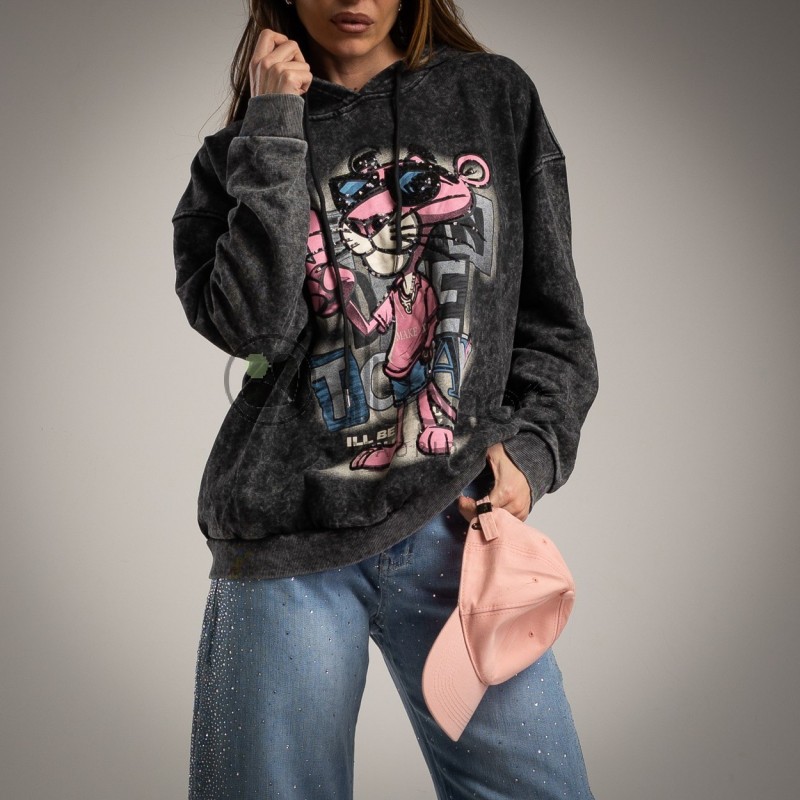 SUDADERA CAPUCHA JOYA PINK PHANTER REF.221-8
