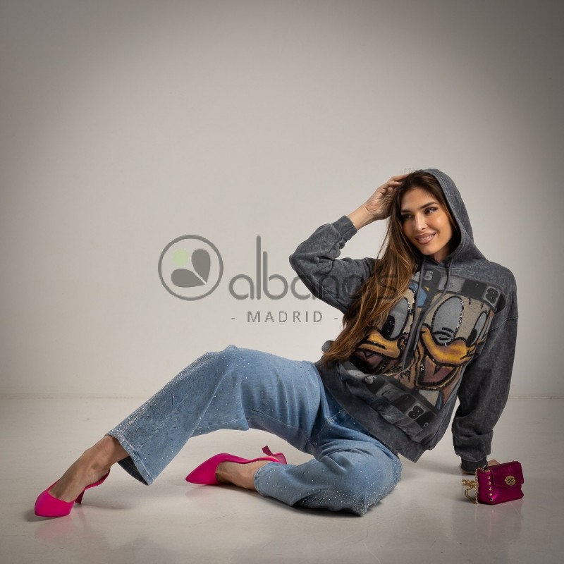 SUDADERA CAPUCHA JOYA DONALD DUCK REF.222-8