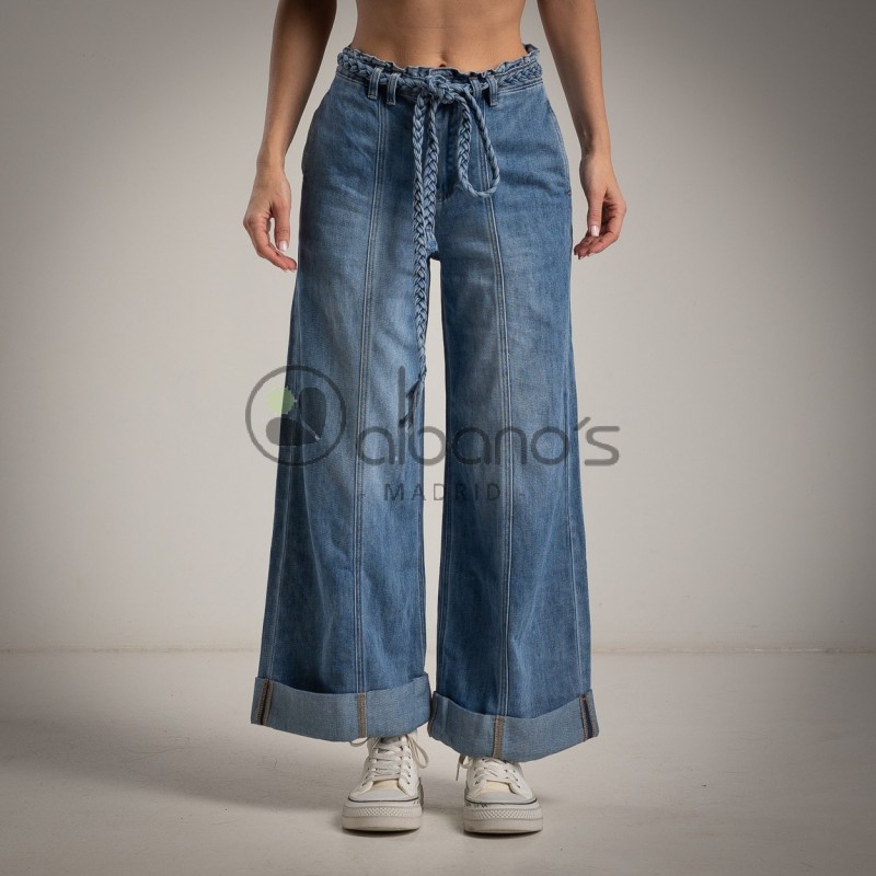 ELEPHANT PANTS + CINTURÓN TRENZADO REF.5382-31