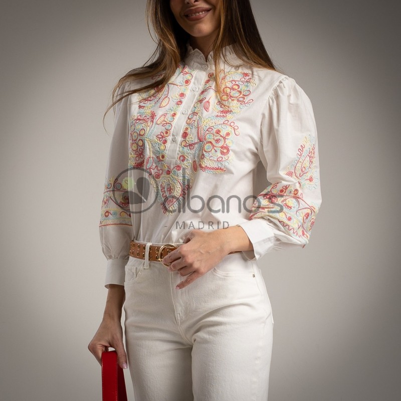  BLUSA RICAMATA   REF.56038-1