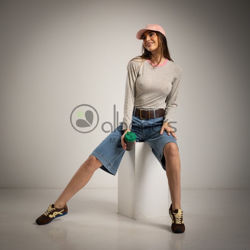 T-SHIRT STRIPES VIVO CONTRASTE REF.54921-8