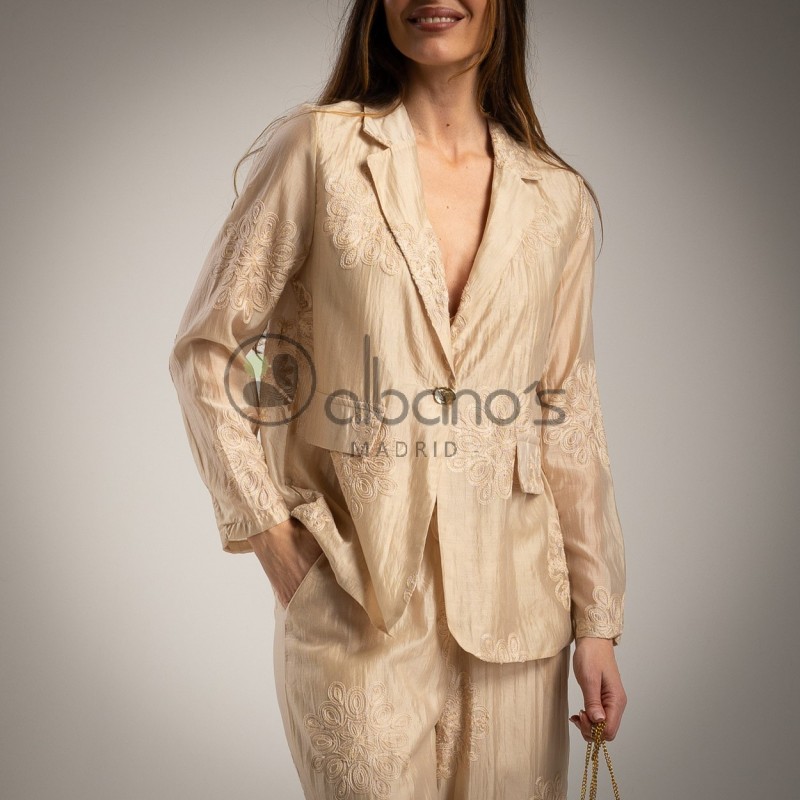 SET 2 PIEZAS TENCELL BORDADO REF.19112-14