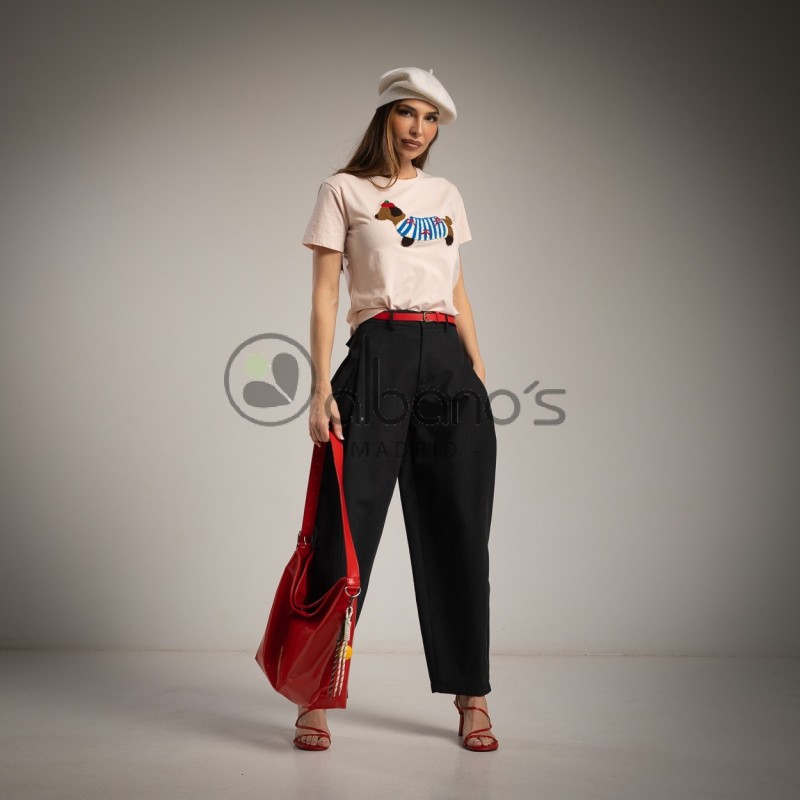 BALLOON PANTS WITH CENTER SEAM POCKETS REF. 9585-2