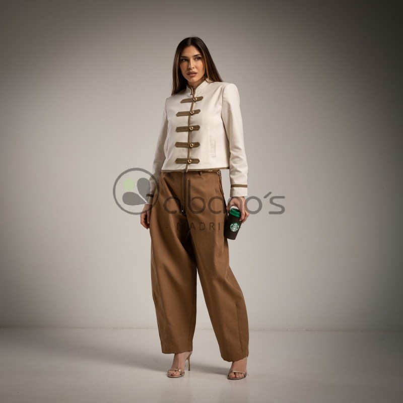 BALLOON PANTS WITH CENTER SEAM POCKETS REF. 9585-61