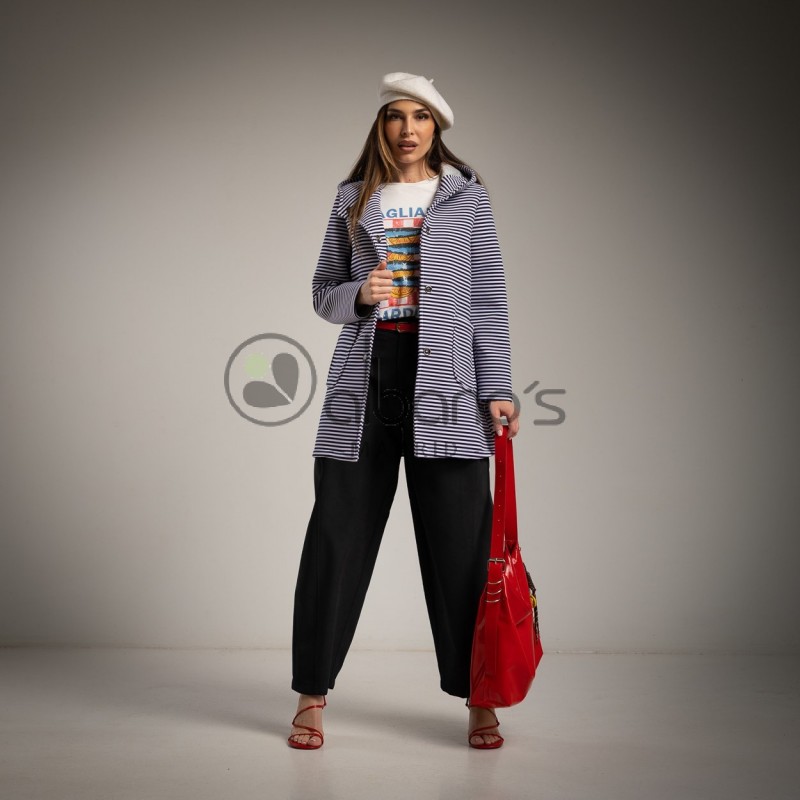 CHAQUETA NEOPRENO CAPUCHA STRIPES REF.1580-19