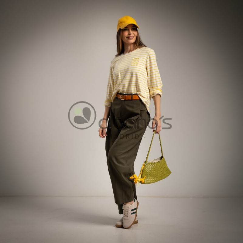 T-SHIRT STRIPES BORDADO LOVE REF.0004-6