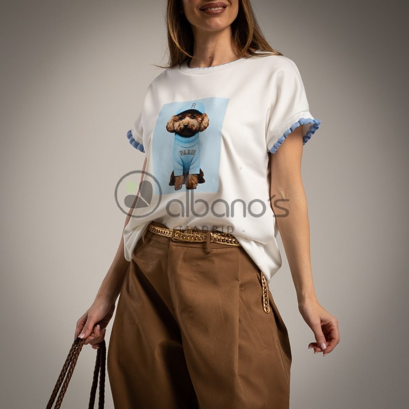 SUDADERA OVERSIZE POODLE VIVO TRICOT REF.220491-33