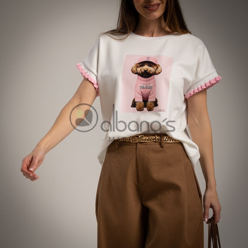 SWEATSHIRT  OVERSIZE POODLE REF.220491-9