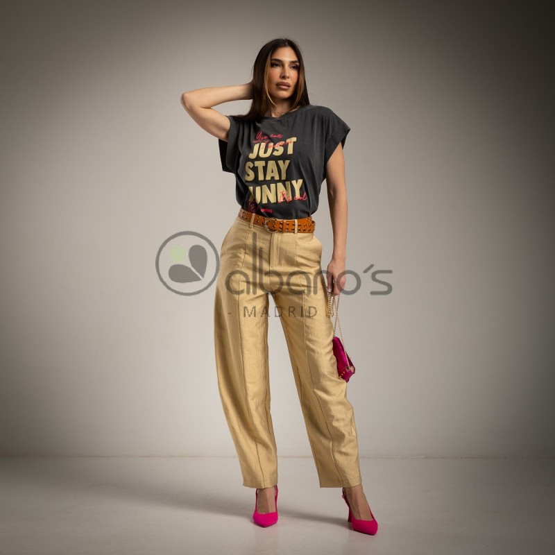 T-SHIRT JUST STAY FUNNY REF.69000103-2