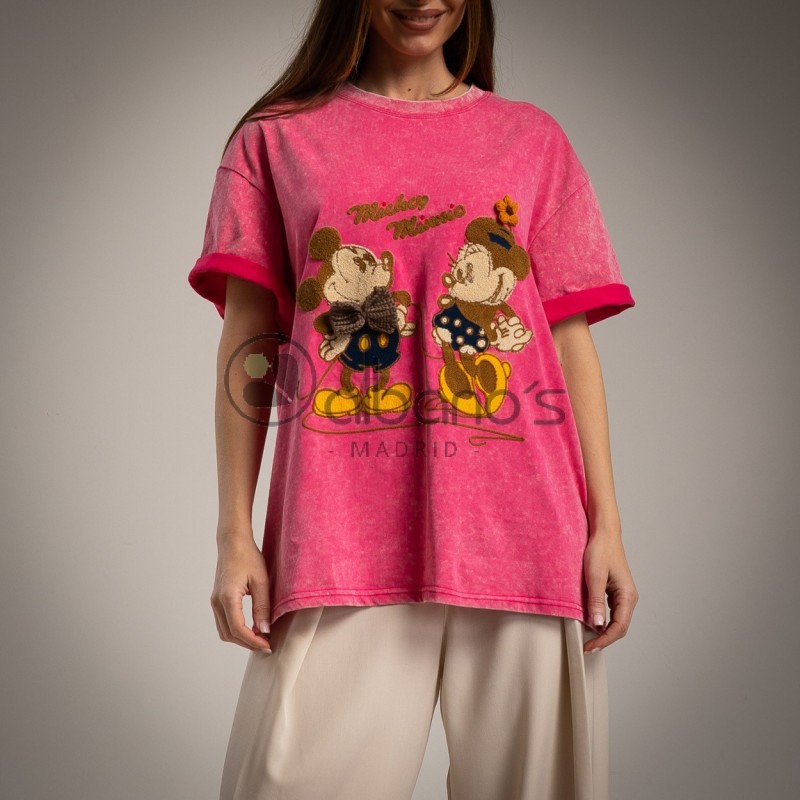 T-SHIRT OVERSIZE JOYA MICKEY & MINNIE REF.214-37