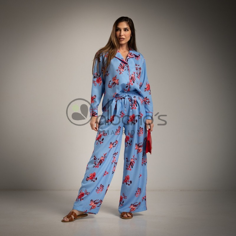 PANTALÓN SUIT SATINADO ALMOD REF.5187-44