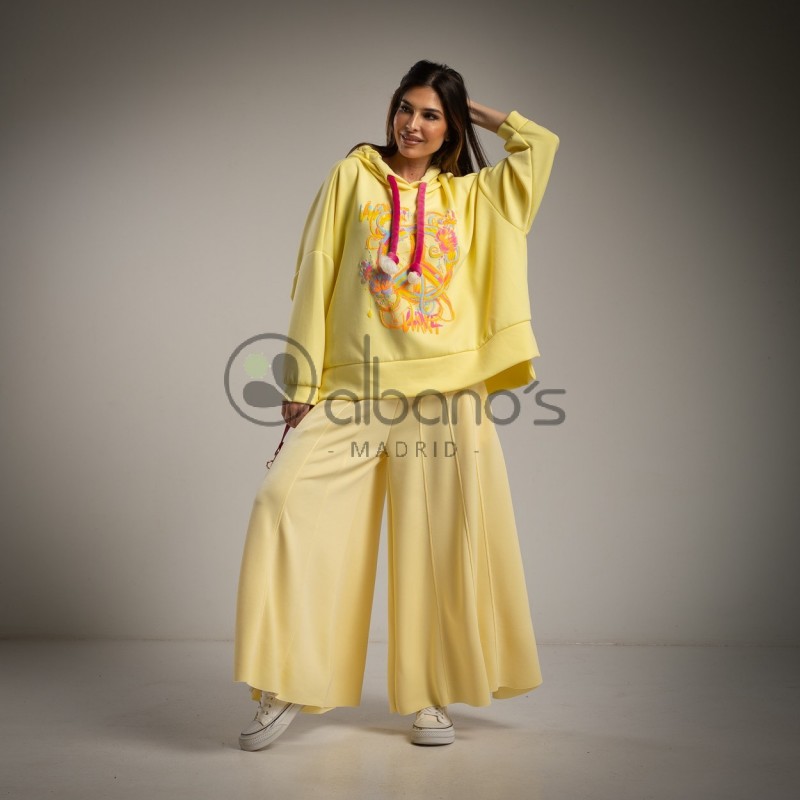 PANTALÓN PALAZZO COSTURAS REF.59267-63