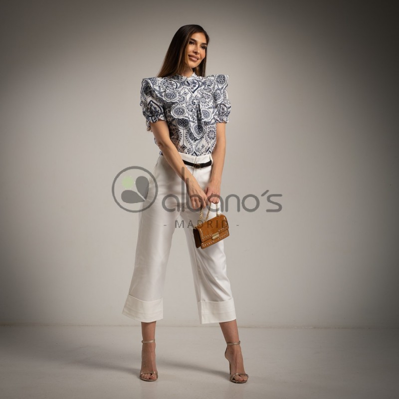 CAMISA VOLANTES BATISTA PERFORADA REF.2698-19