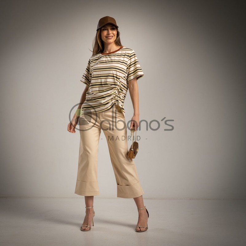PANTALÓN CAPRI BAJO VUELTA REF.8602927-14