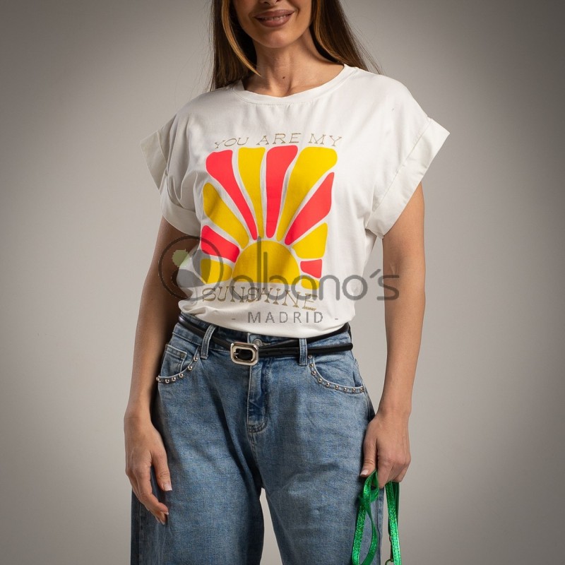 T-SHIRT YOU ARE MY SUNSHINE REF.69000107-1