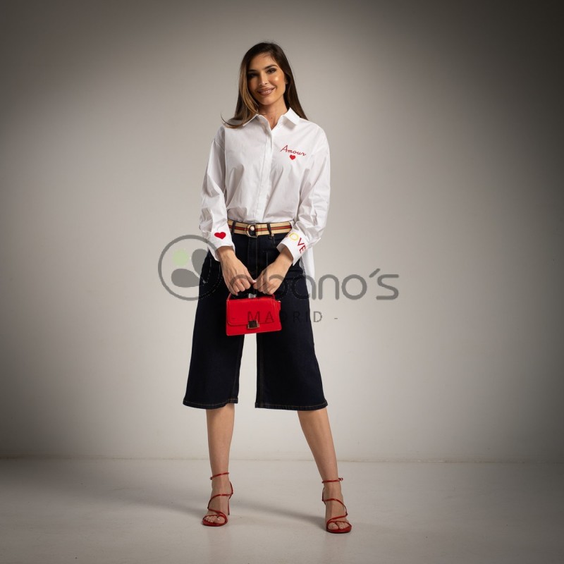  CAMISA BORDADA AMOUR REF.19537-1