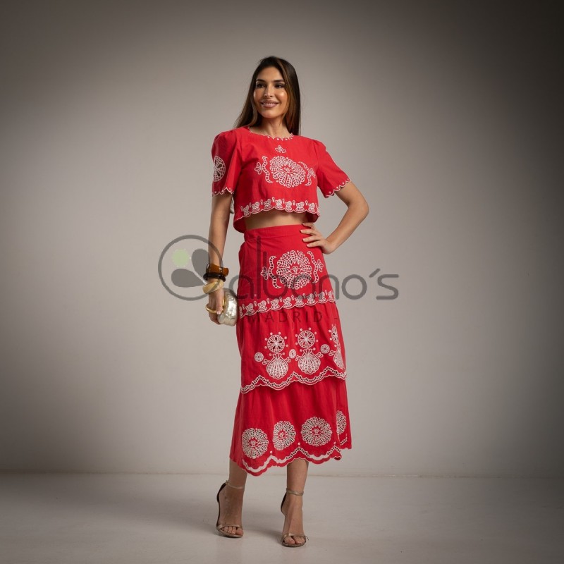 CONJUNTO 2 PEÇAS BORDADO CUCUTA REF. 82099-3