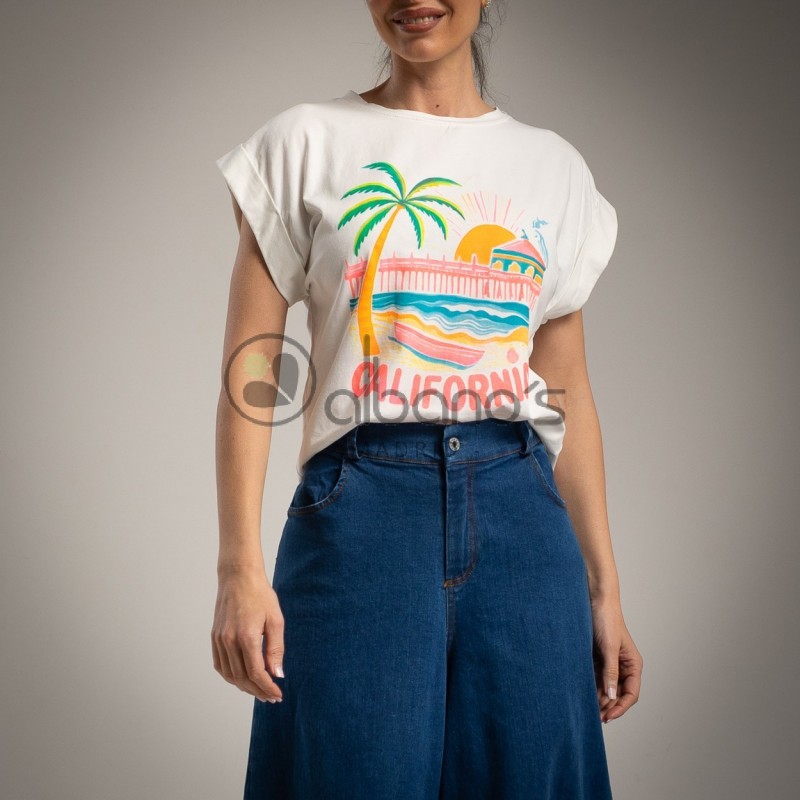 T-SHIRT CALIFORNIA PALM REF.69000104-1