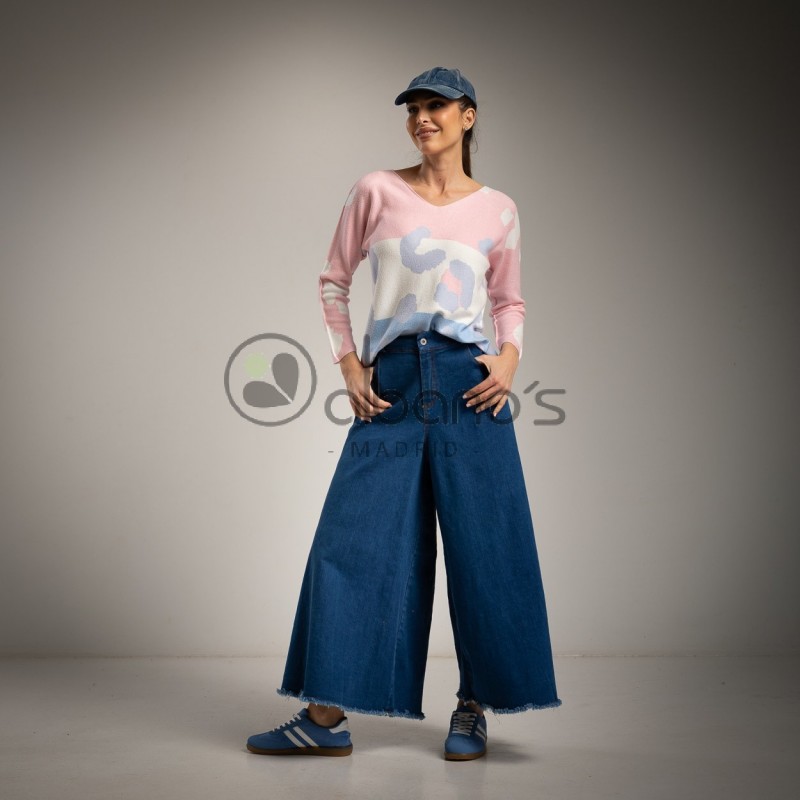 SWEATER TRICOLOR TEXTURA SUAVE  REF.316313-9