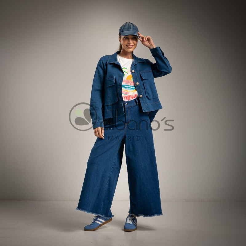 CAZADORA DENIM OVERSIZE BOLSILLOS REF.22395-31