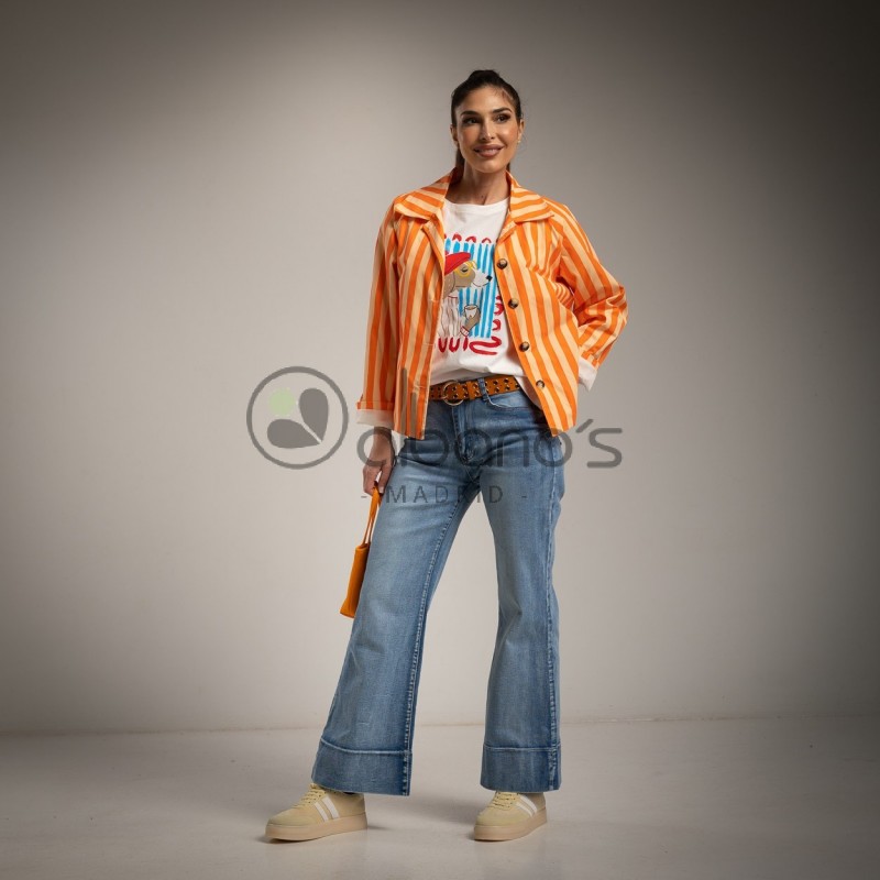 CHUBASQUERO FORRADO CORTO STRIPES REF.50612-12