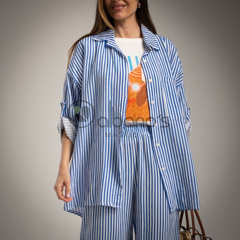 SET 2 PIEZAS BAMBULA COTTON STRIPES REF.26029-4