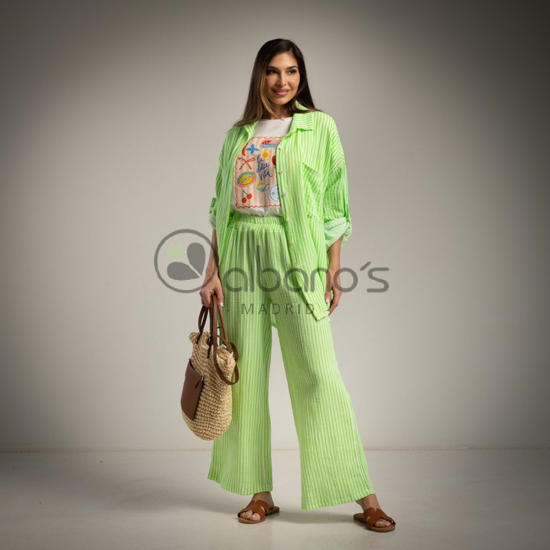 SET OF 2 PIECES BAMBULA COTTON STRIPES REF.26029-45