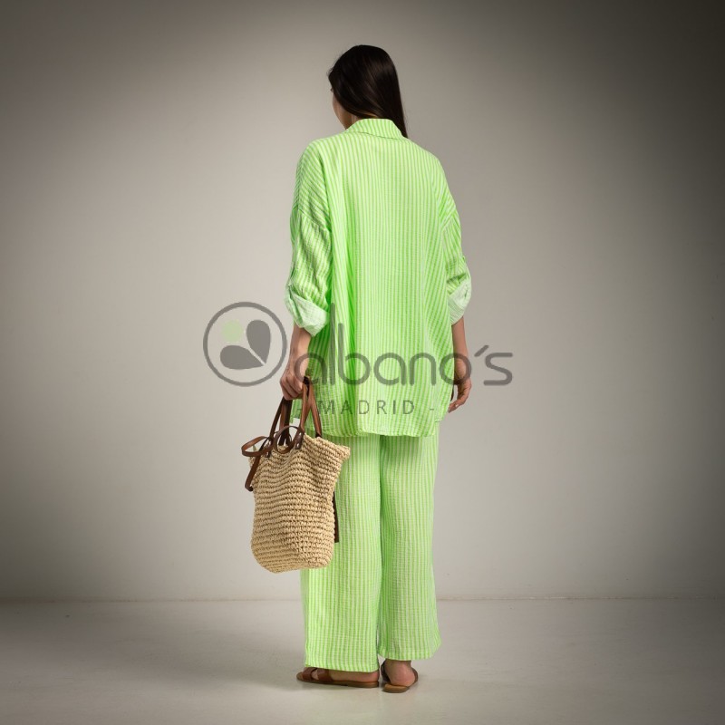 SET 2 PEZZI BAMBULA COTONE A RIGHE RIF.26029-45