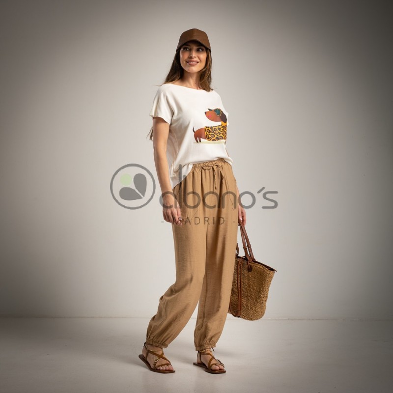 PANTALON BOLSILLOS FRUNCIDO RUSTIC REF.6008-14
