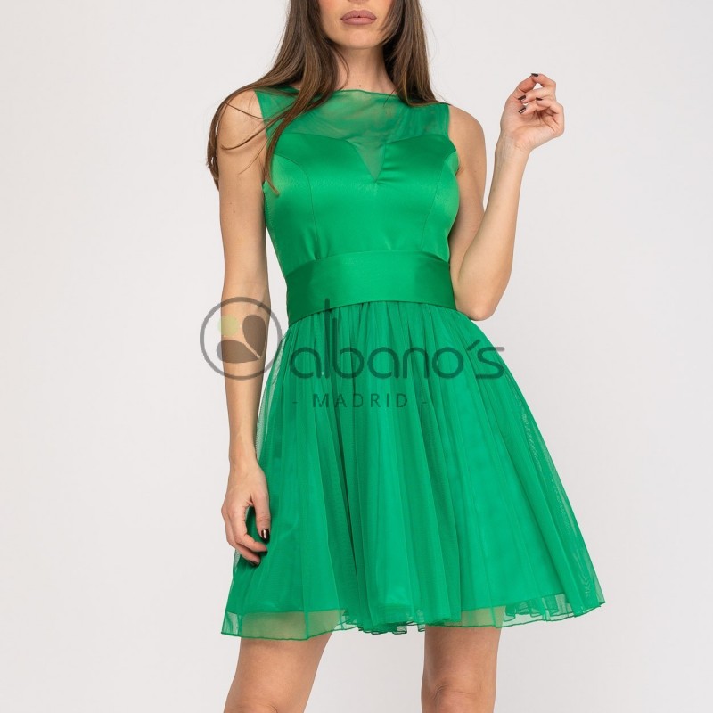 DRESS WITH TULLE REF.0917-5