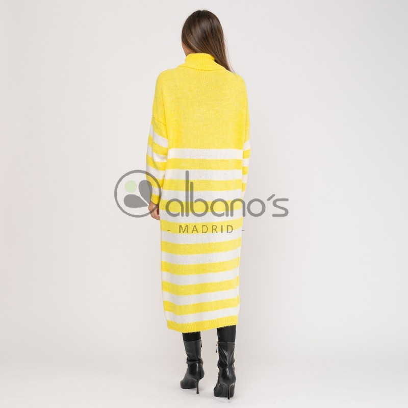 STRIPED DRESS WITH FRONT OPENING REF. 21826-6