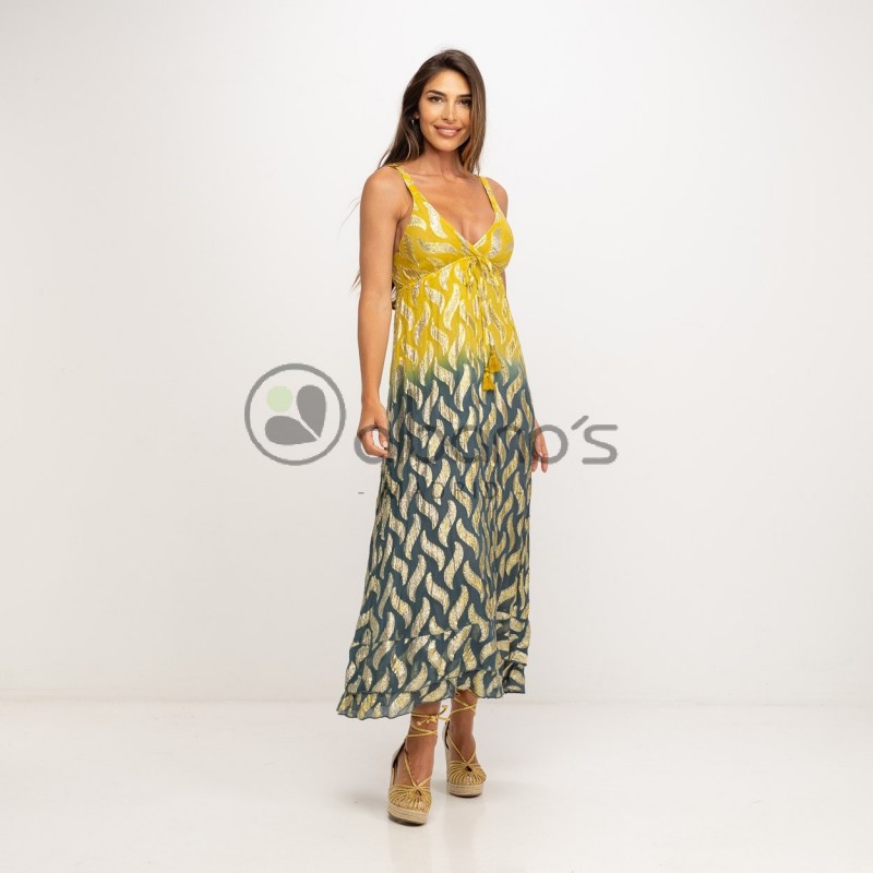 GOLD FEATHER TAY-DAY DRESS REF.2-6