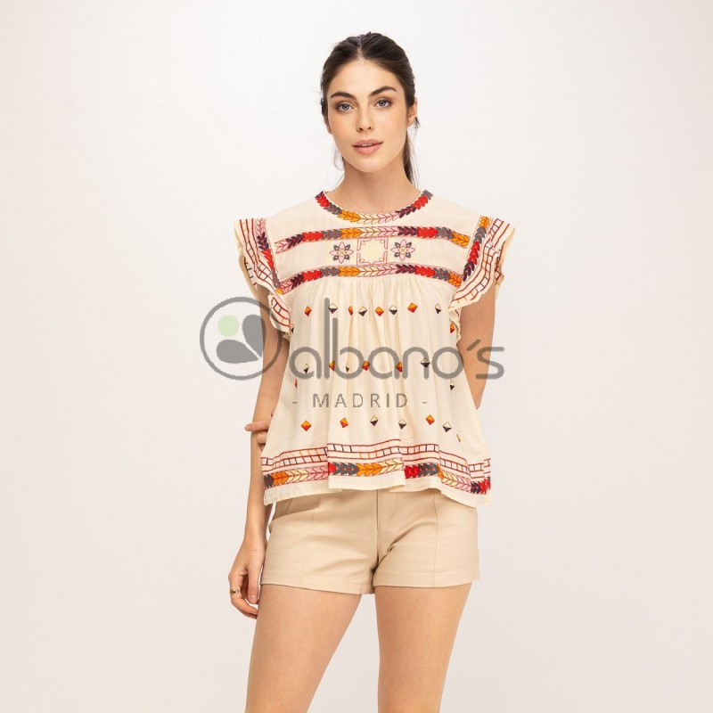 EMBROIDERED BLOUSE REF.2516-14